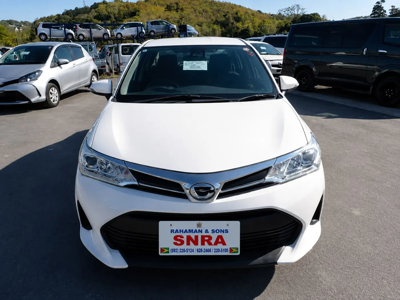 2018 Toyota Corolla Axio, white — photo 1 of 4