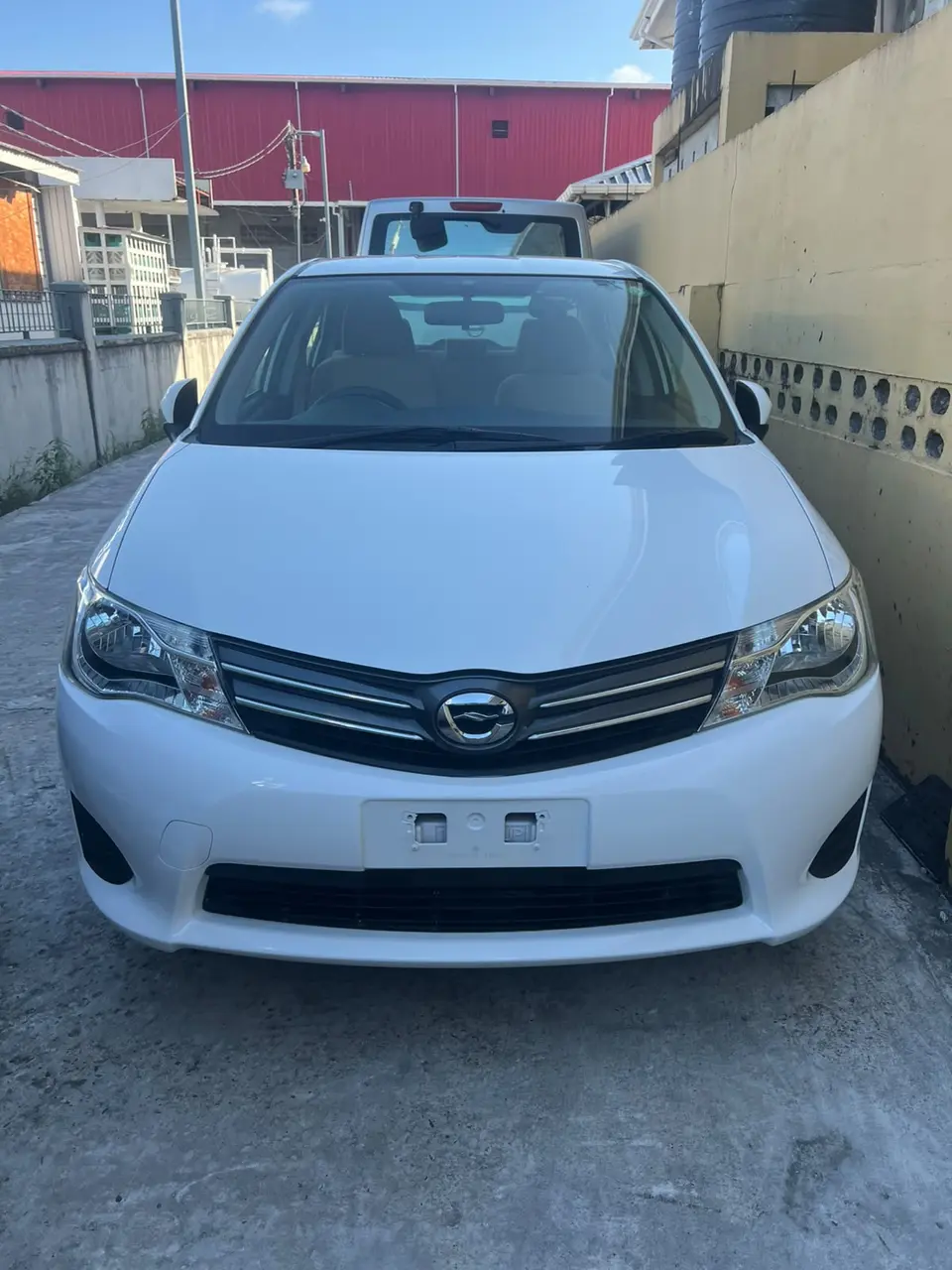 2012 Toyota Corolla Axio, white — photo 1 of 4