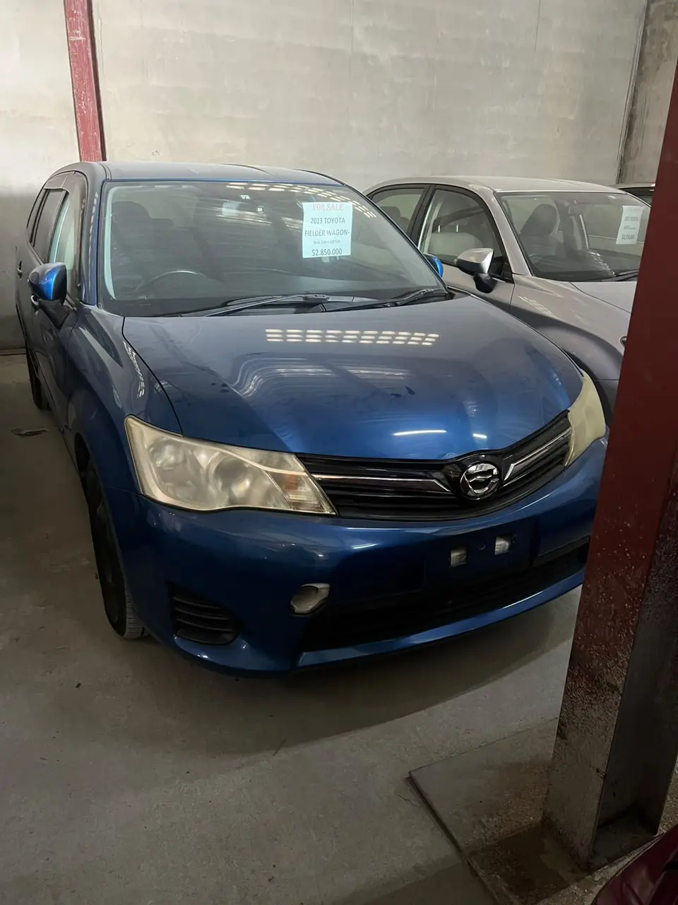 2013 Toyota Corolla Fielder, blue — photo 1 of 4